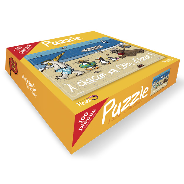 [189HE-01] Puzzle 100 pièces Azur