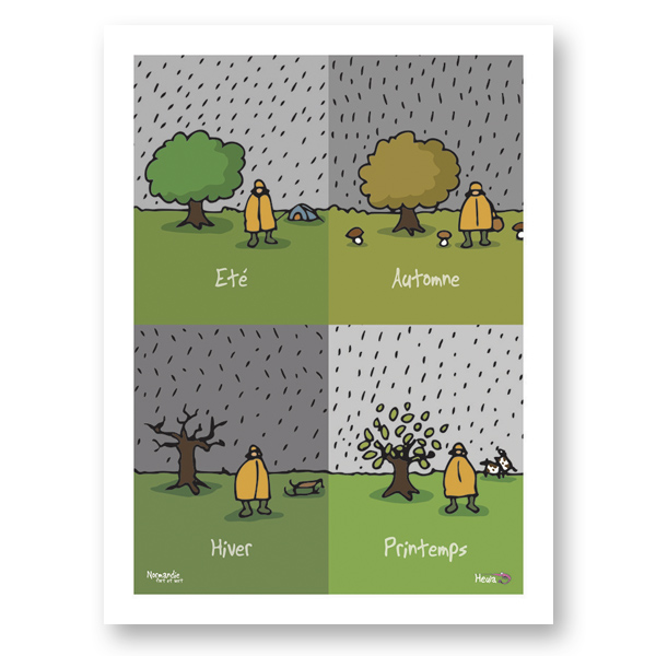 [203HE-02] Affiche 4 saisons