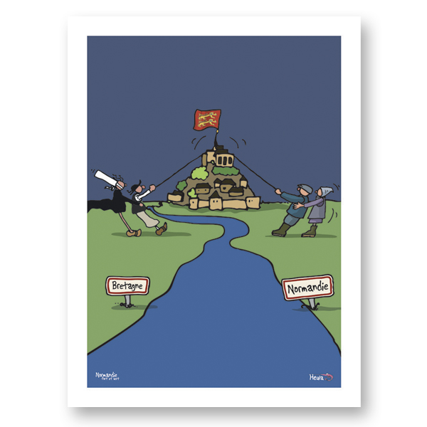 [203HE-05] Affiche Bretagne/Normandie