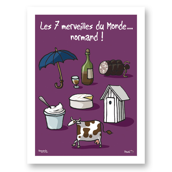 [203HE-09] Affiche 7 Merveilles du Monde