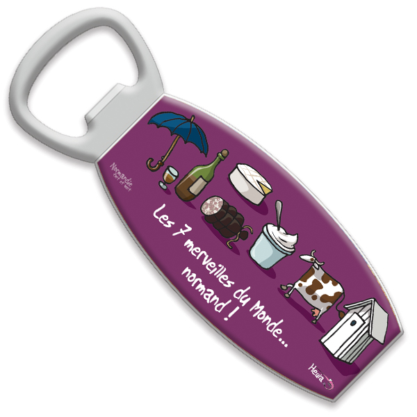 [207HE-09] Décapsuleur Les 7 merveilles du Monde