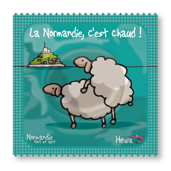 [209HE-02] Préservatif C'est chaud - Moutons