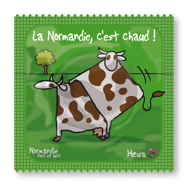 [209HE-03] Préservatif C'est chaud - Vaches