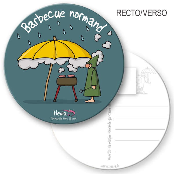 [220HE-03] Sous-bock postable Barbecue