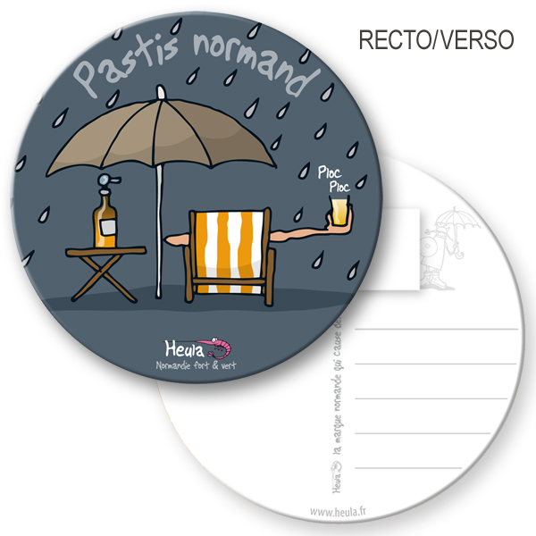 Sous-bock postable Pastis