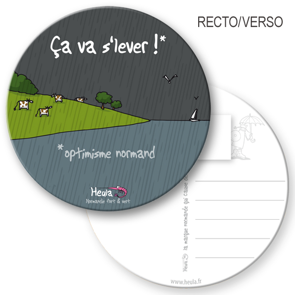 Sous-bock postable Ca va s'lever