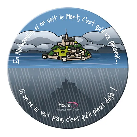 [220HE-30] Sous-bock postable Si on voit le Mont