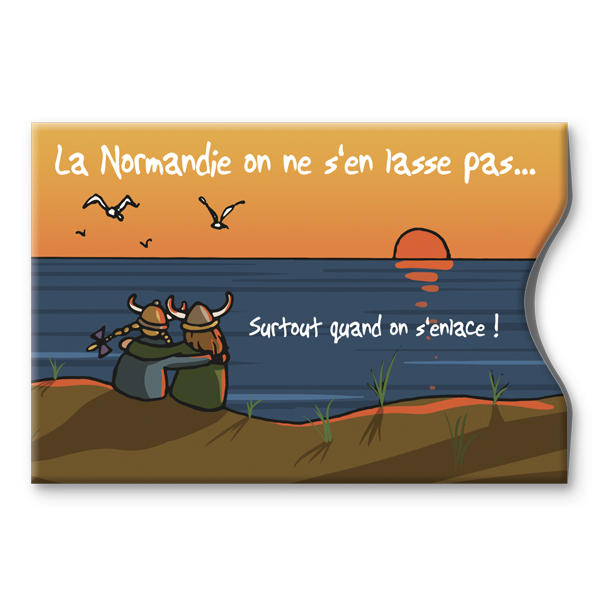 [228HE-04] Protège CB On s'enlace Normandie